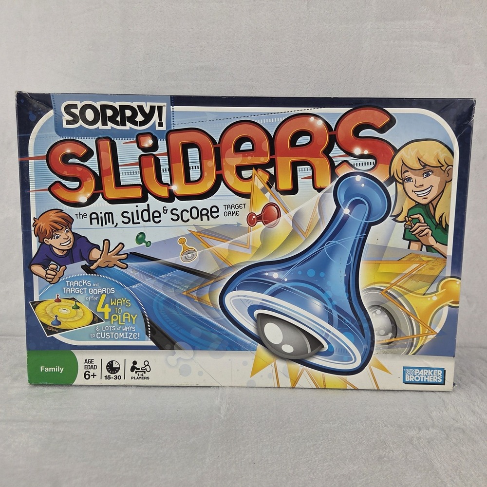 Sorry Sliders The Aim Slide & Score Target Game Parker Brothers 2008